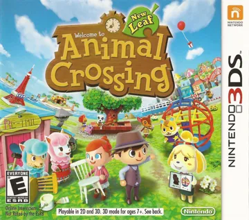 Animal Crossing - New Leaf - Welcome Amiibo (USA) box cover front